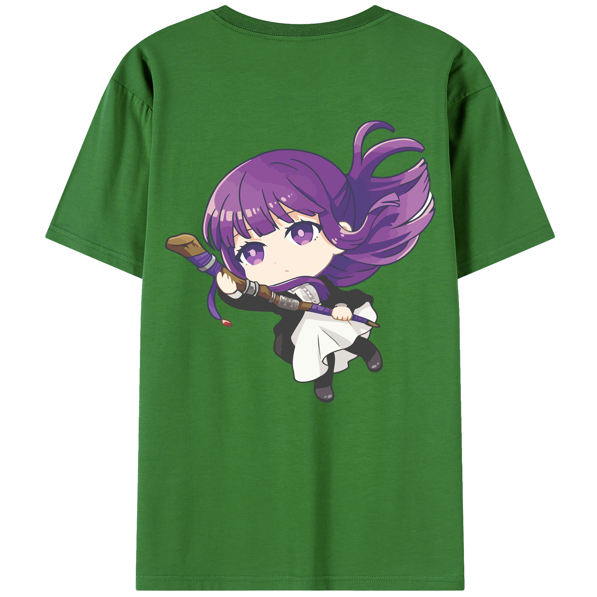 （画像用） 葬送のフリーレン Frieren レディース半袖Tシャツ(バックプリント)
